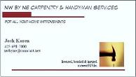 Avatar for NW BY NE CARPENTRY & HANDYMAN SERVICES