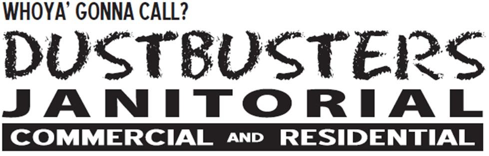 DustBusters Janitorial logo