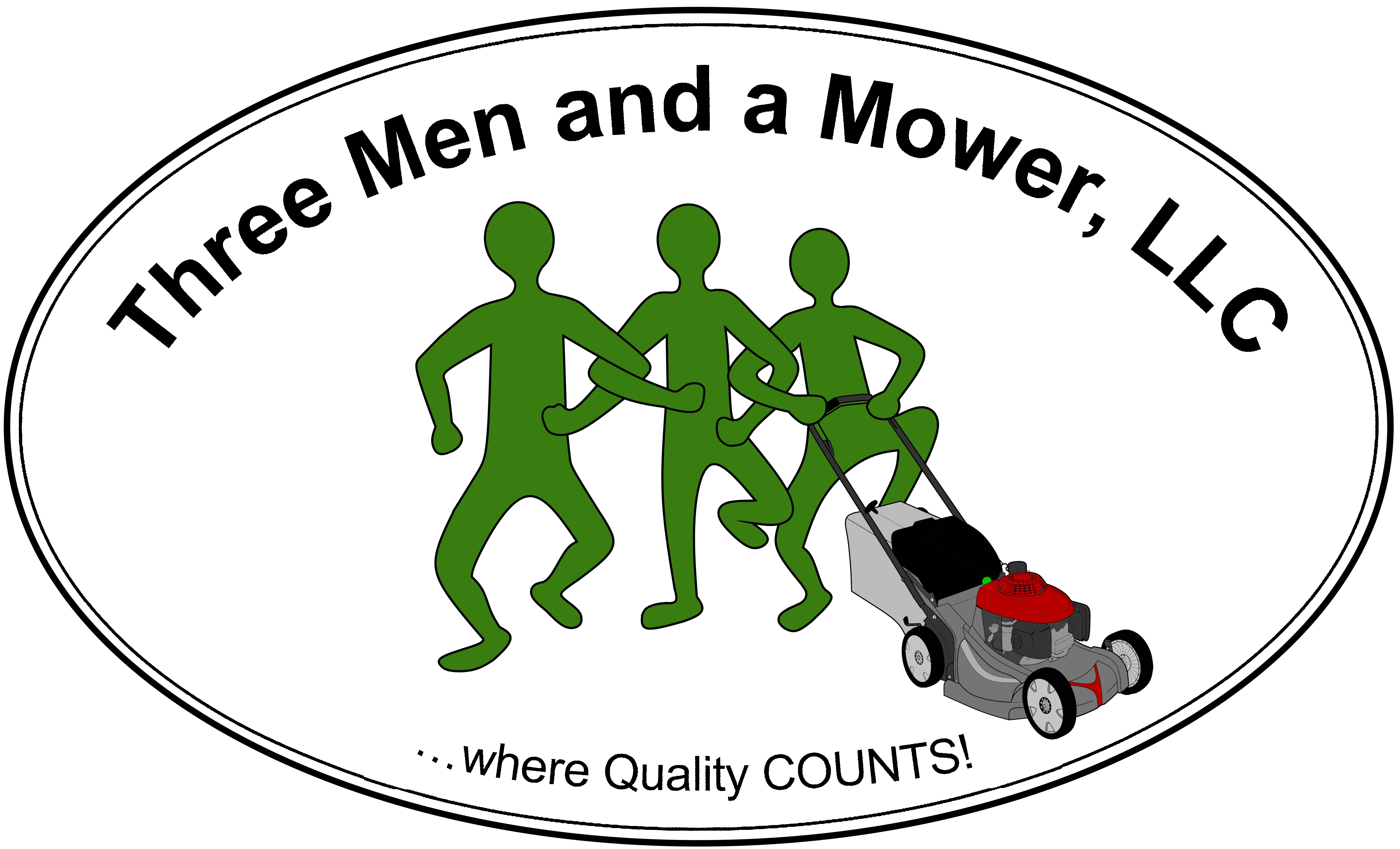 Three Men and a Mower LLC logo