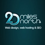 20 Miles North Web Design logo