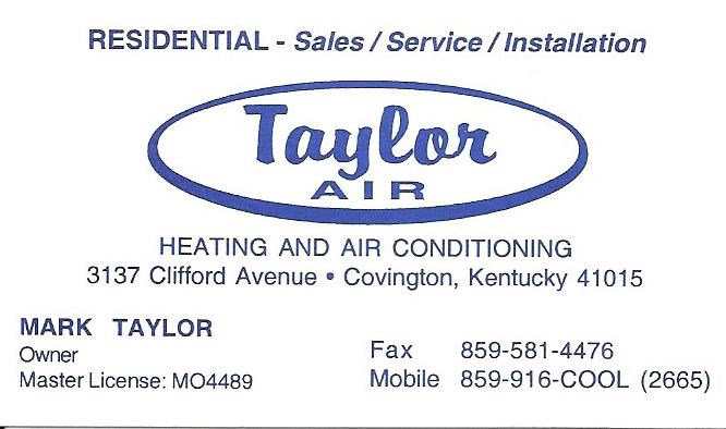 Logo for Taylor Air Htg & A/C