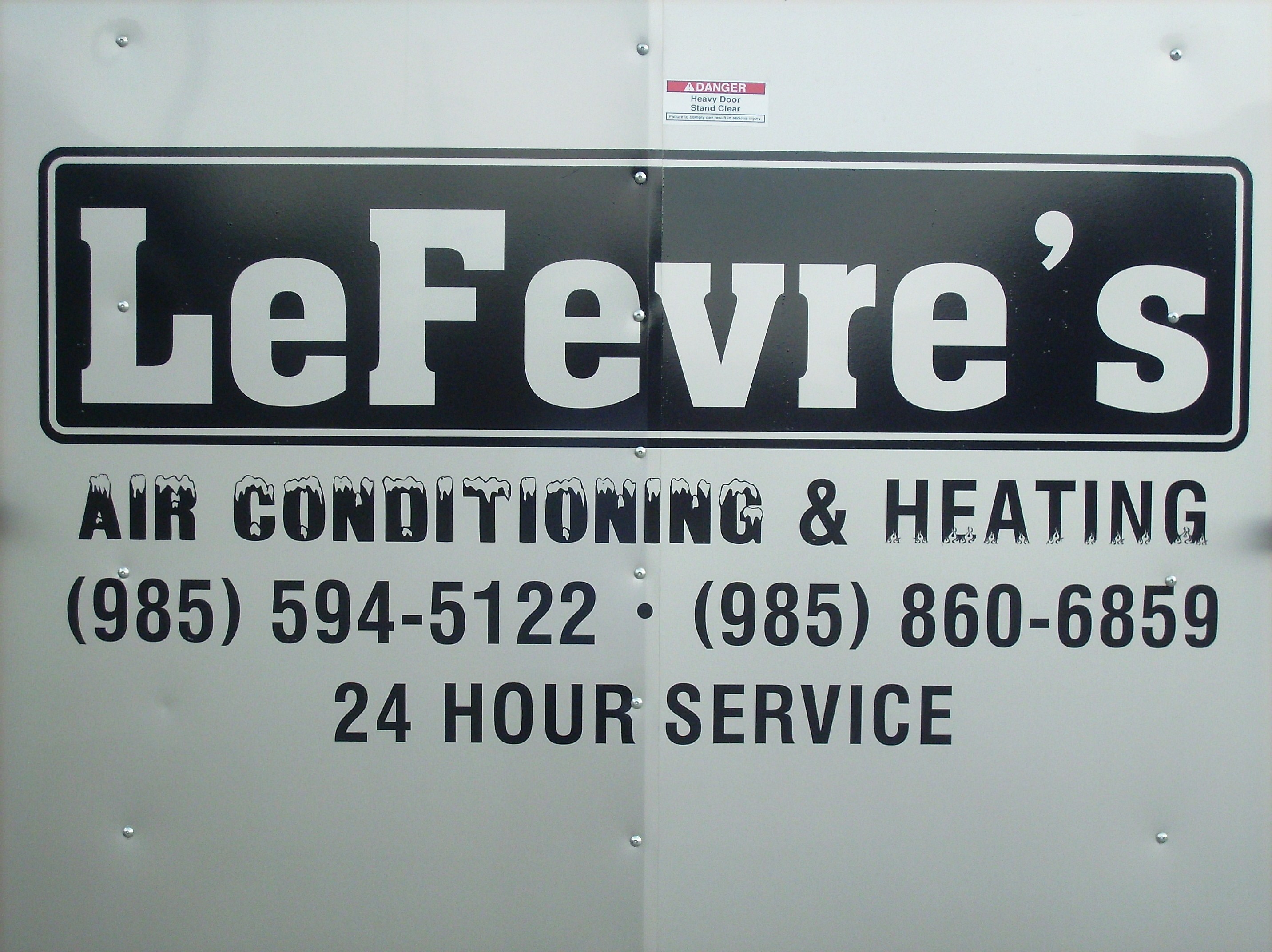 LeFevre's air conditioning and heating logo