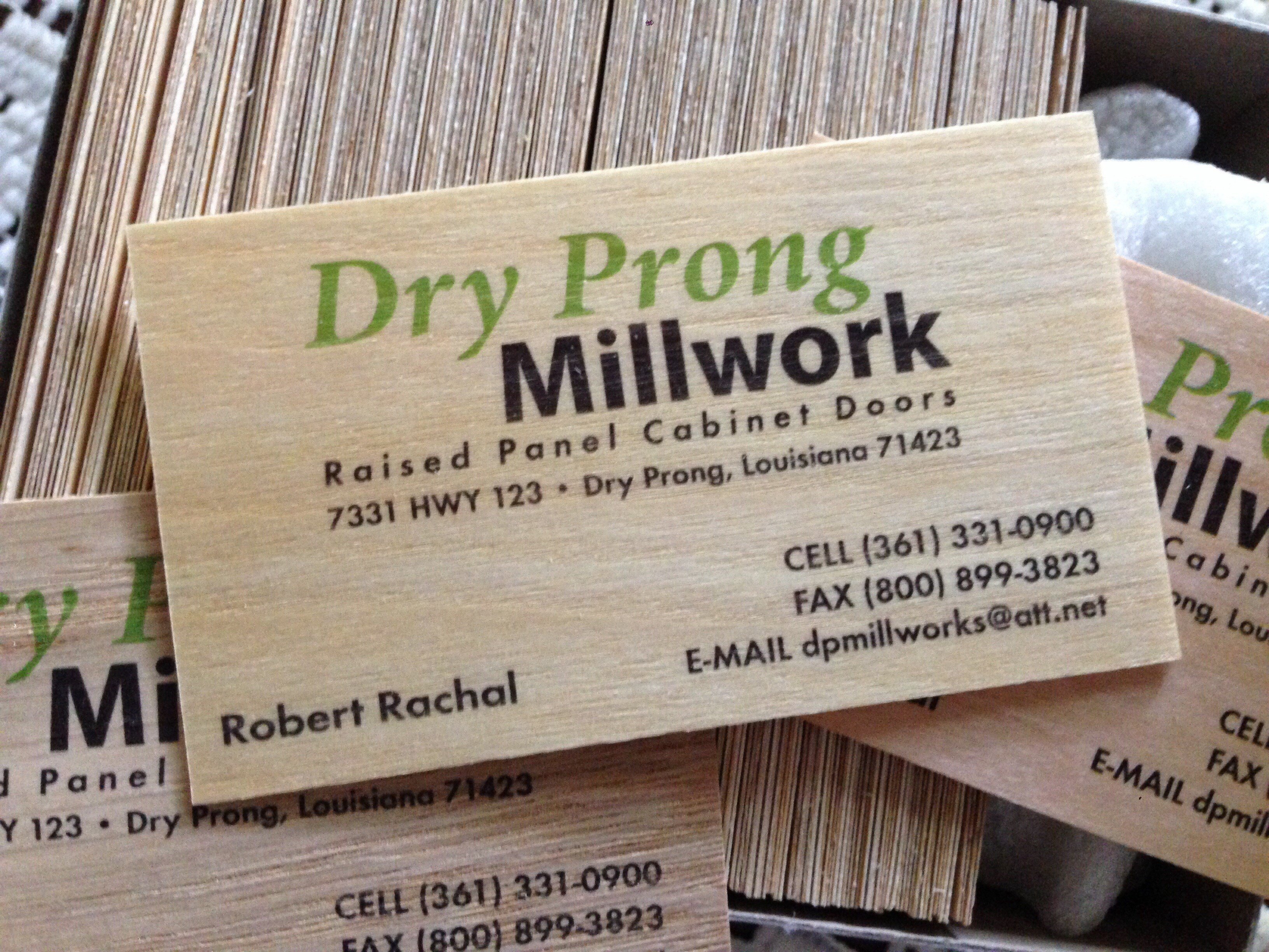 Logo for Dry Prong Millworks "Cabinet Doors"
