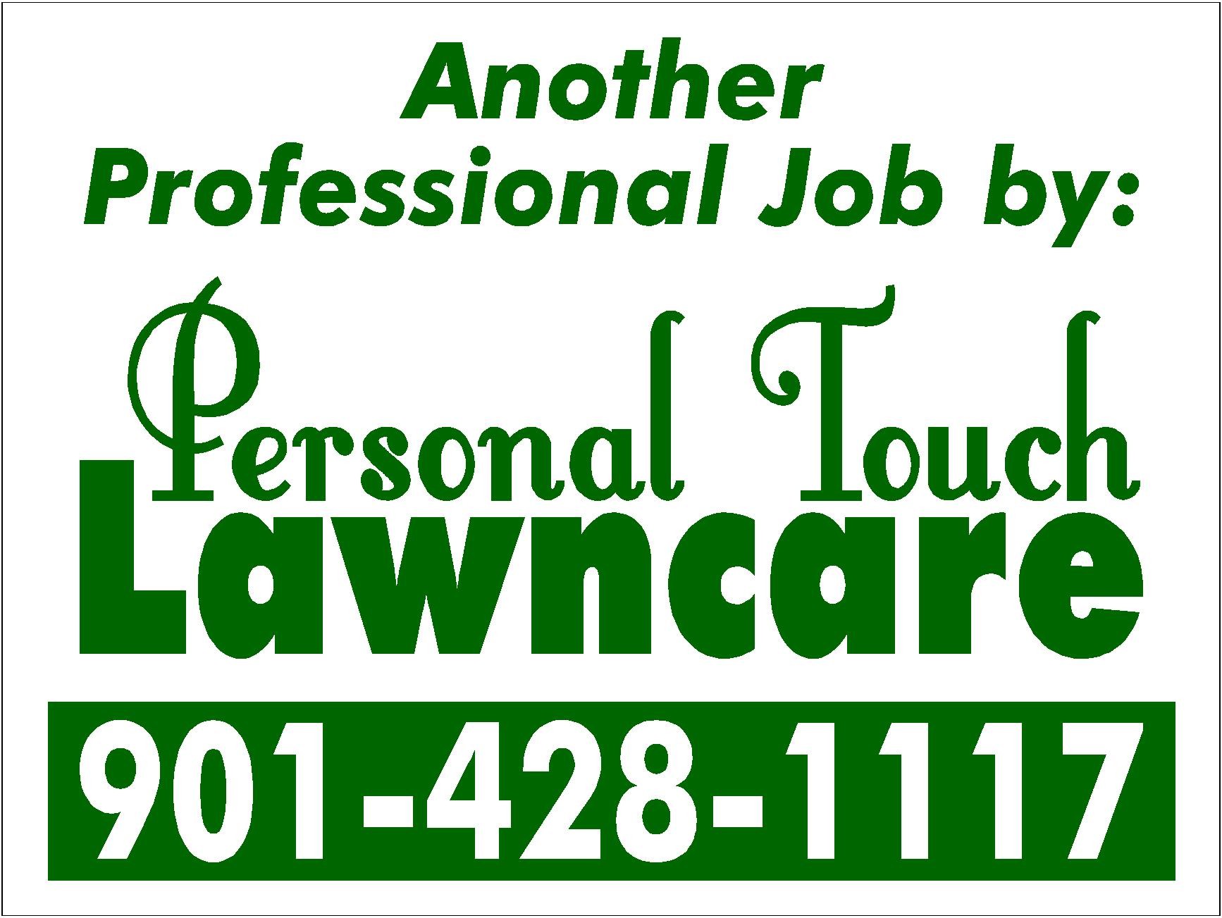 Personal Touch Lawn Care logo