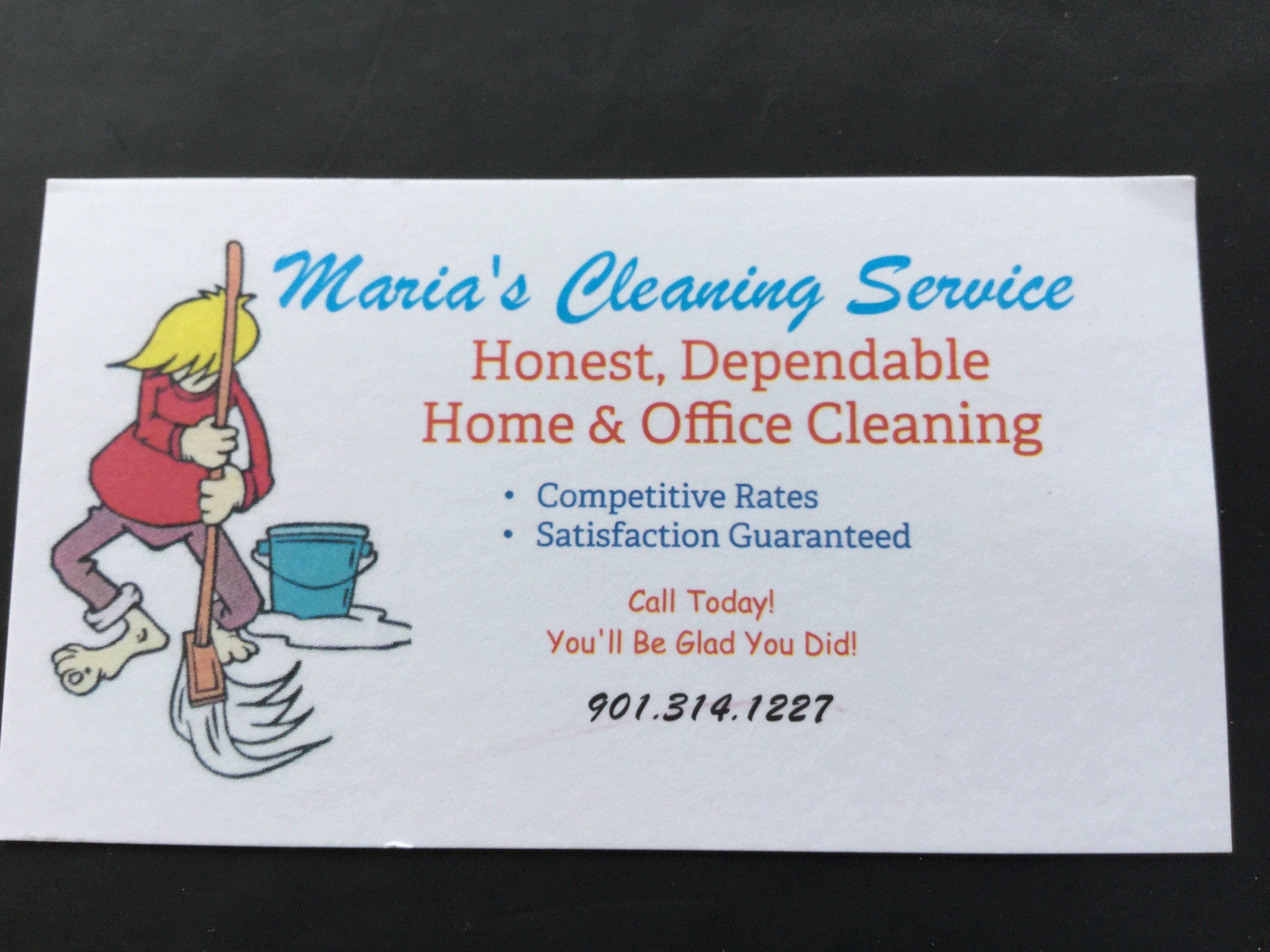 Maria's Cleaning Service logo