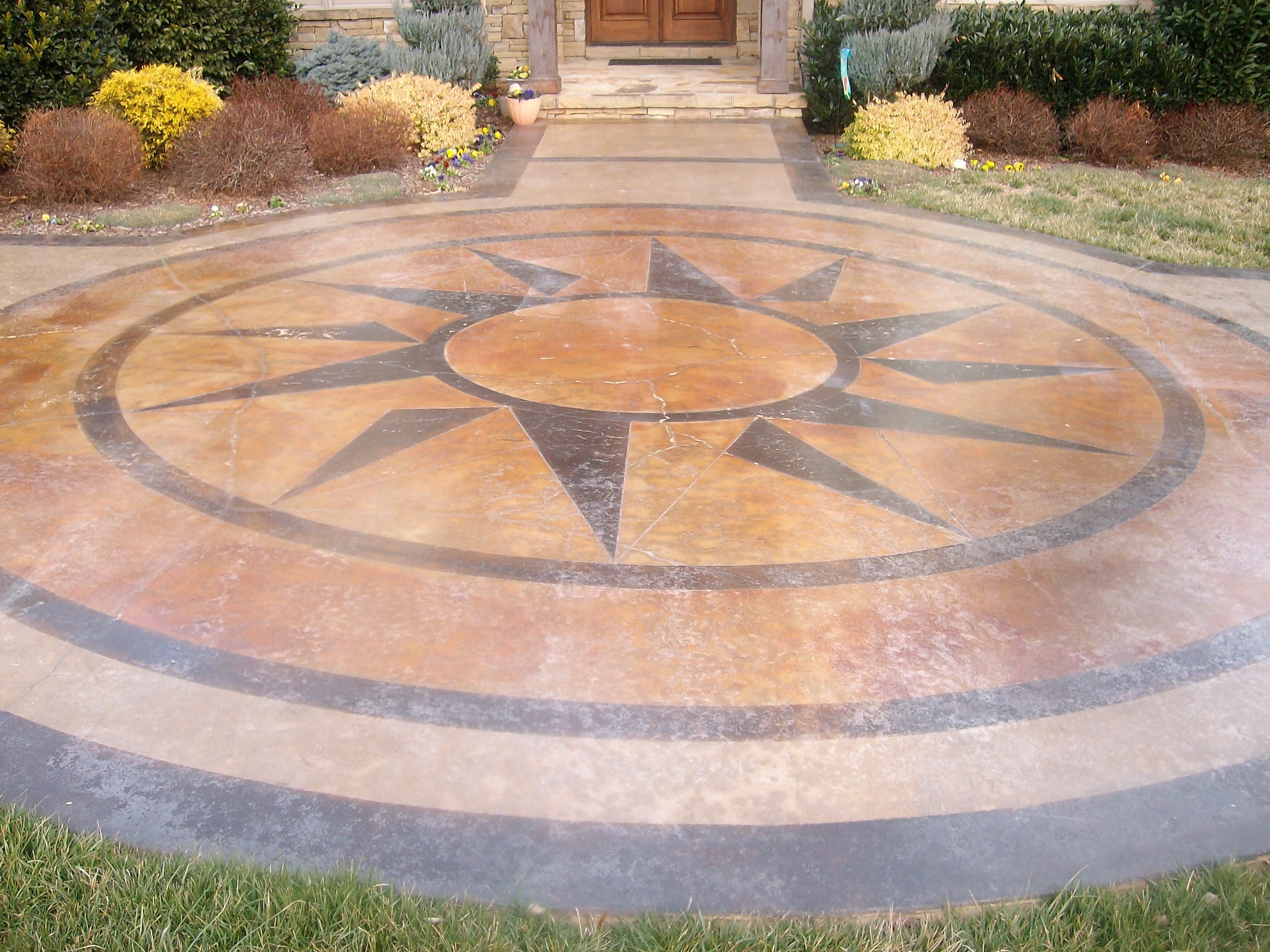 Almond Blue Painting & Concrete logo