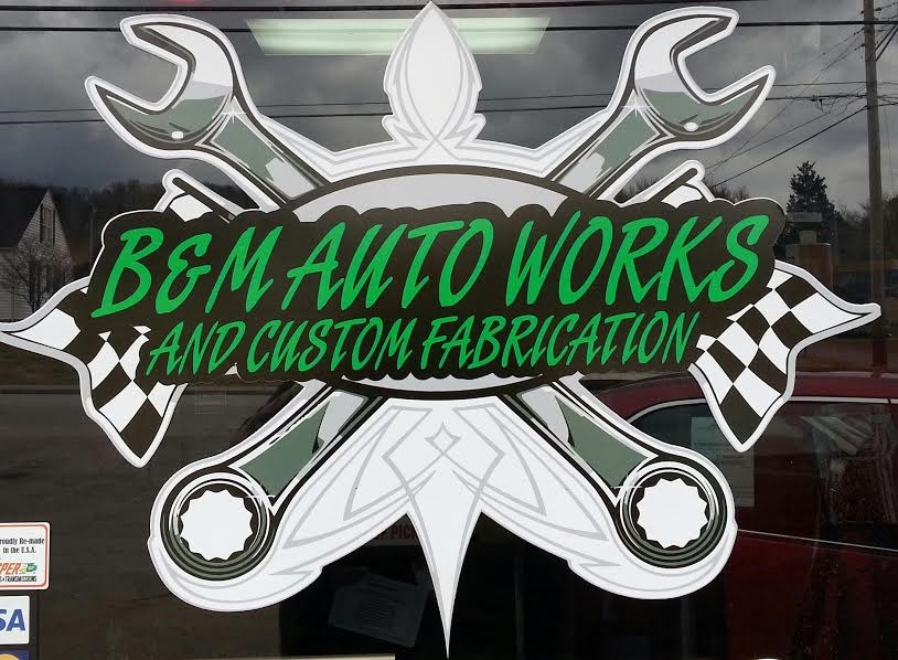 B&M Autoworks and Custom Fabrications logo