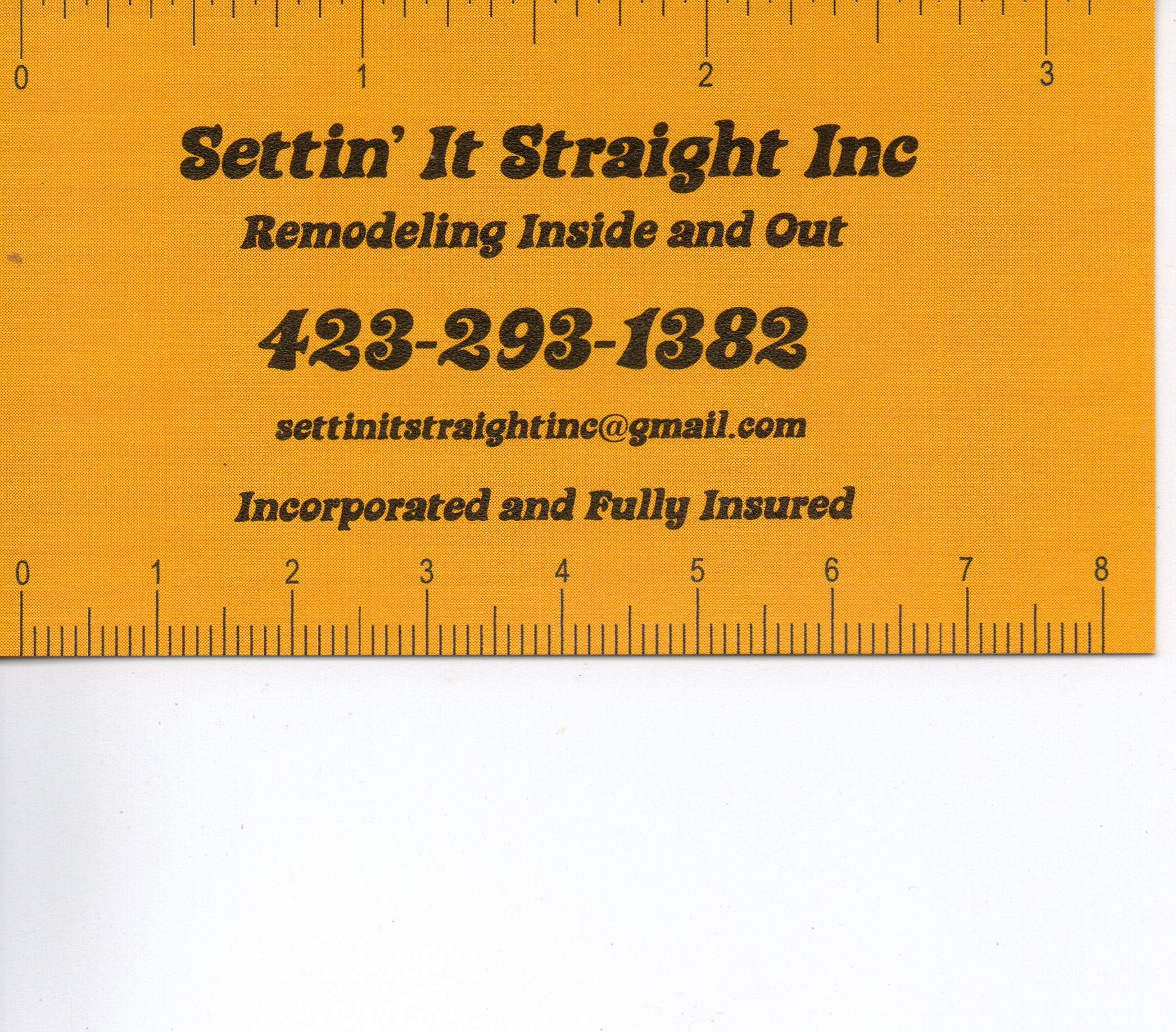 Settin' It Straight Inc logo
