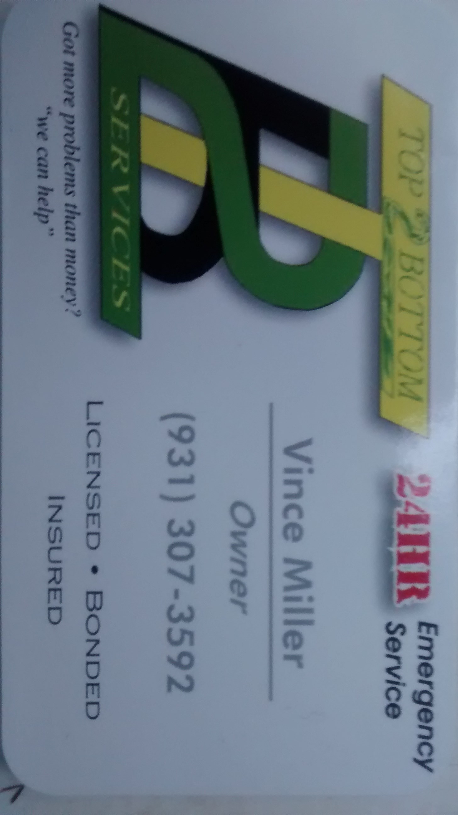 Top 2 Bottom Services logo