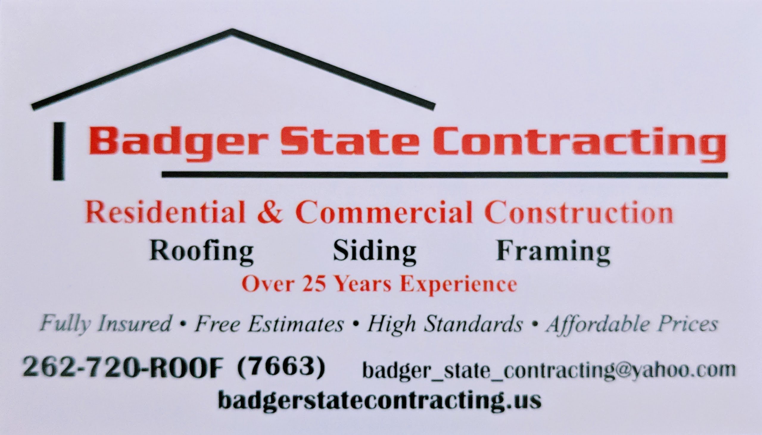 Badger State Contracting logo