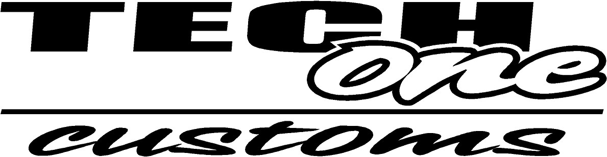 TECH ONE CUSTOMS logo
