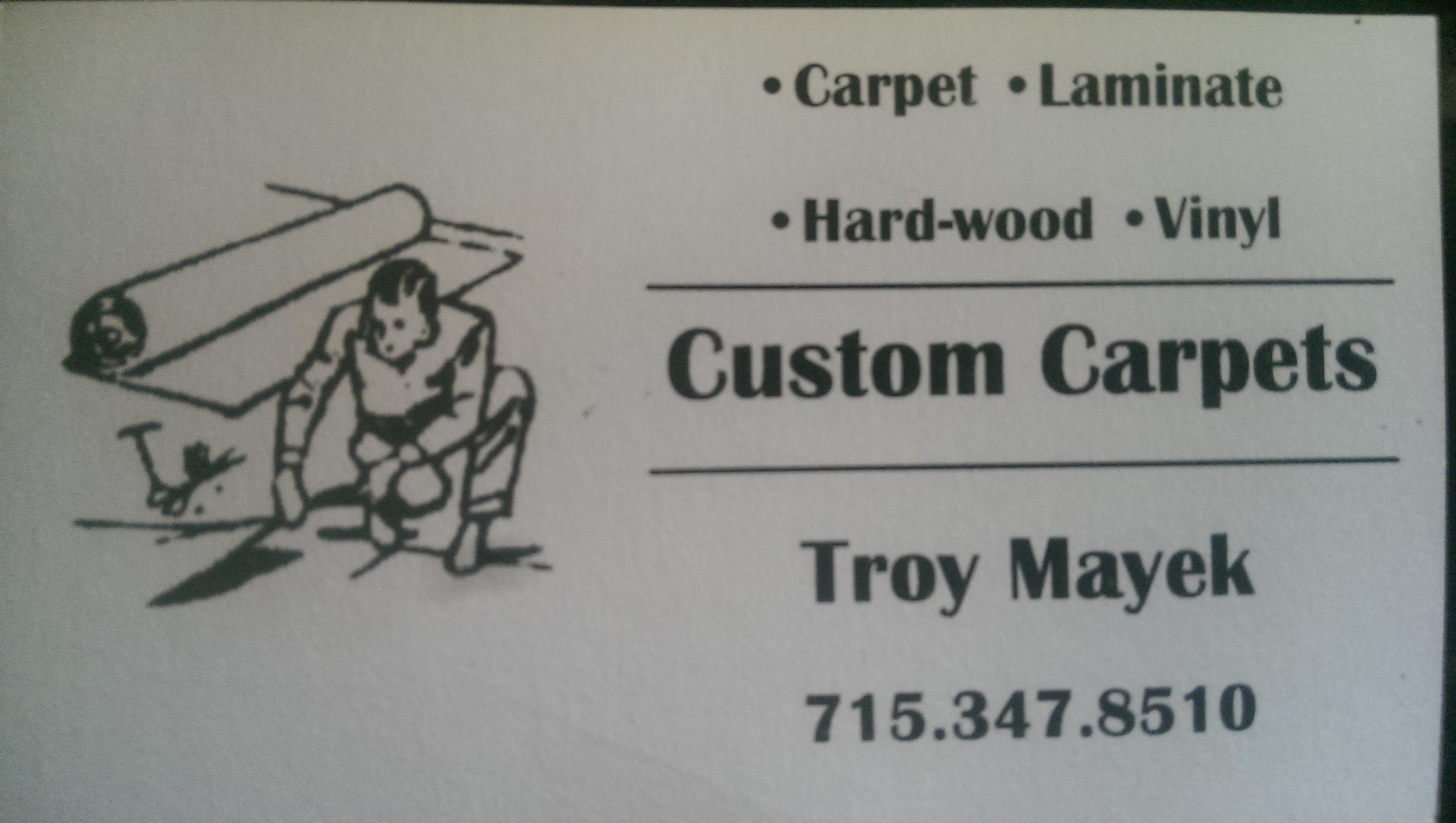 CUSTOM CARPETS logo