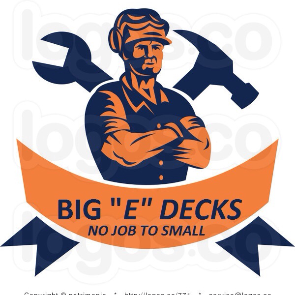 Logo for Big E Decks and other odd jobs