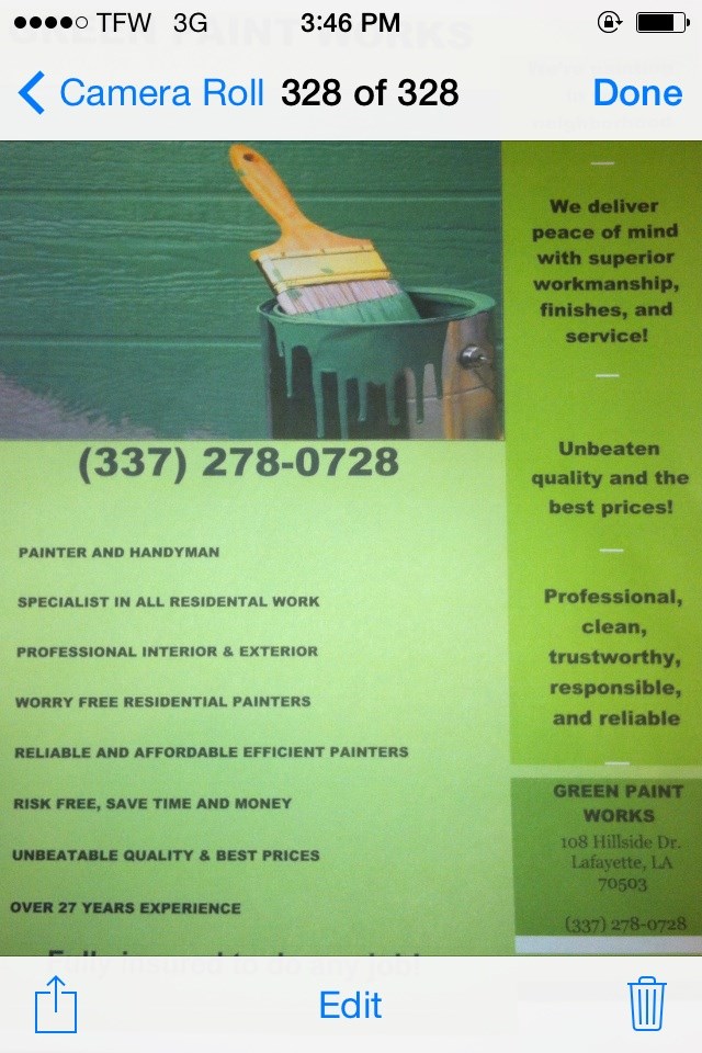 Green Paint Works logo