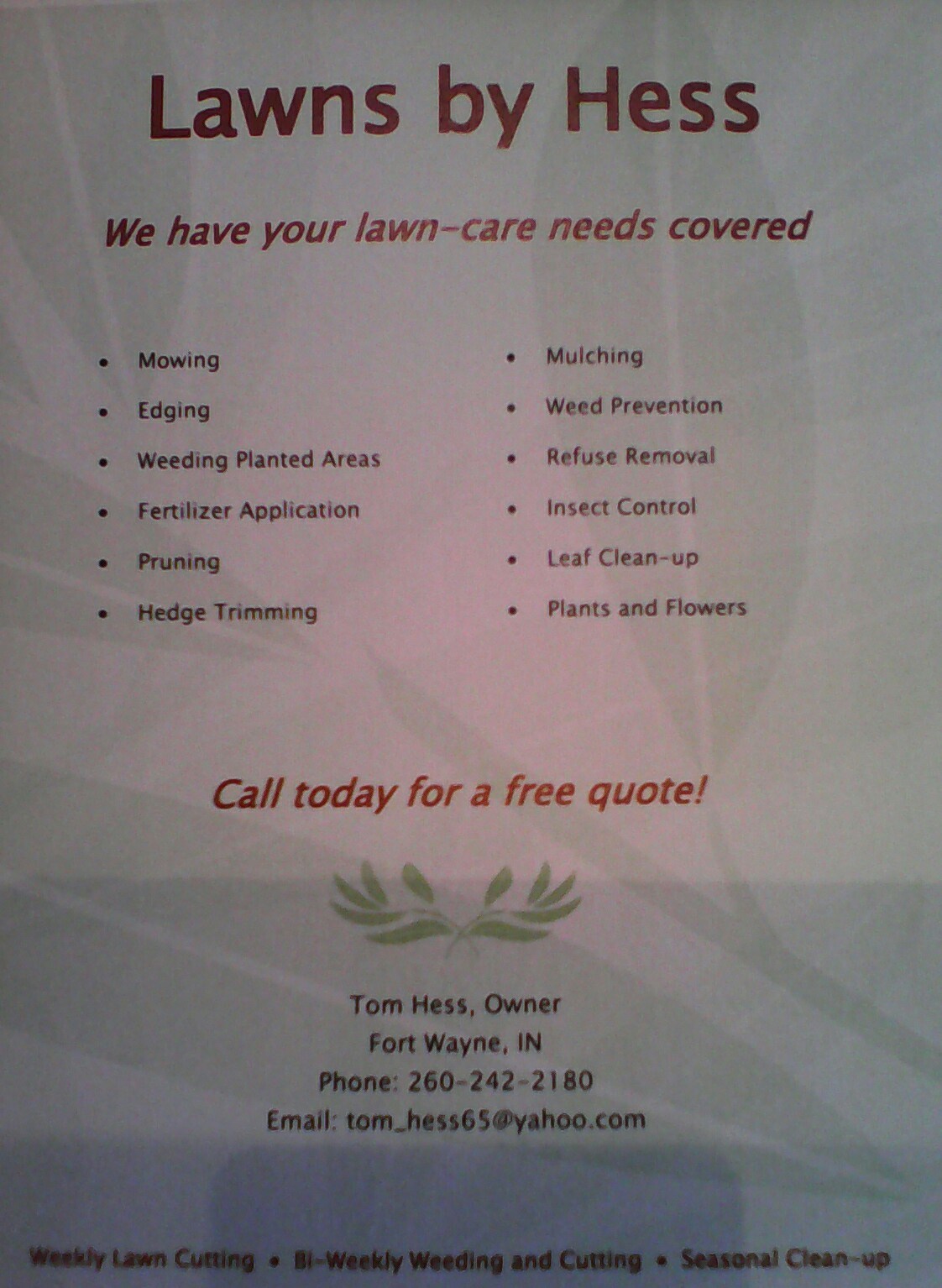 Avatar for Lawns by Hess Landscaping