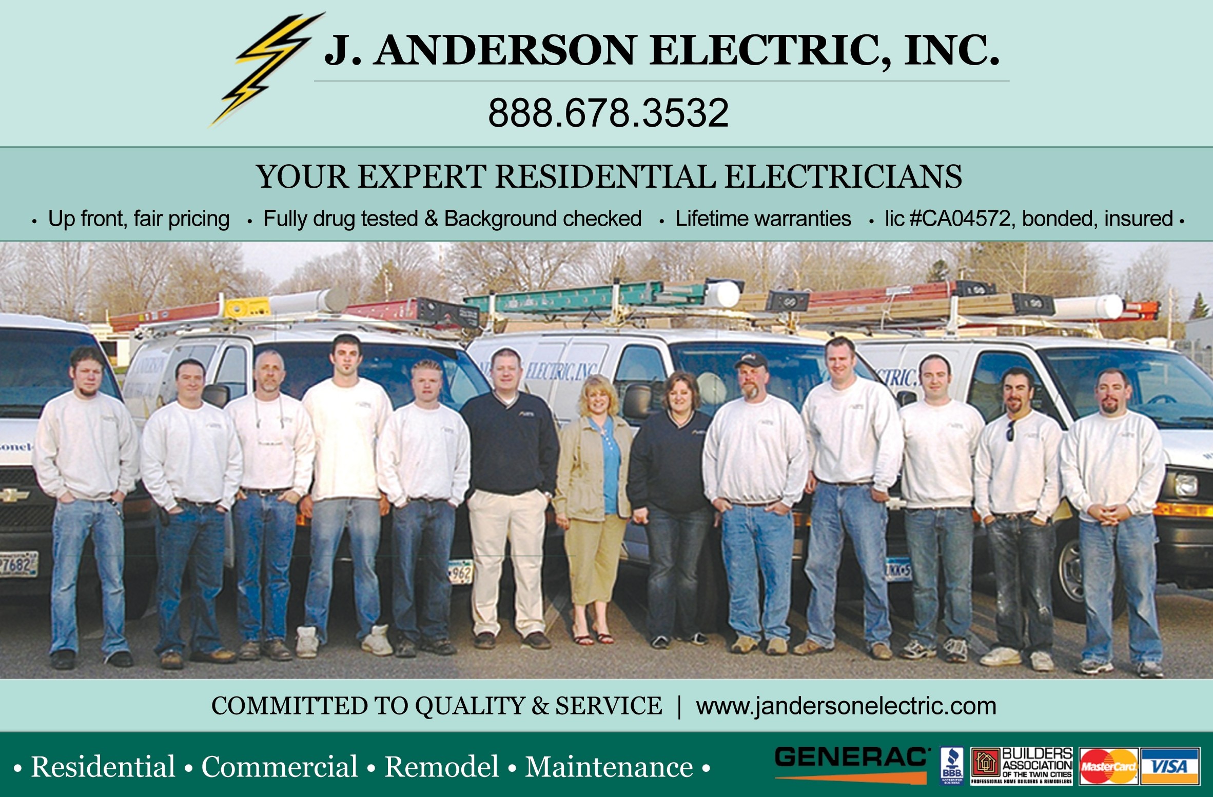 J ANDERSON ELECTRIC INC logo