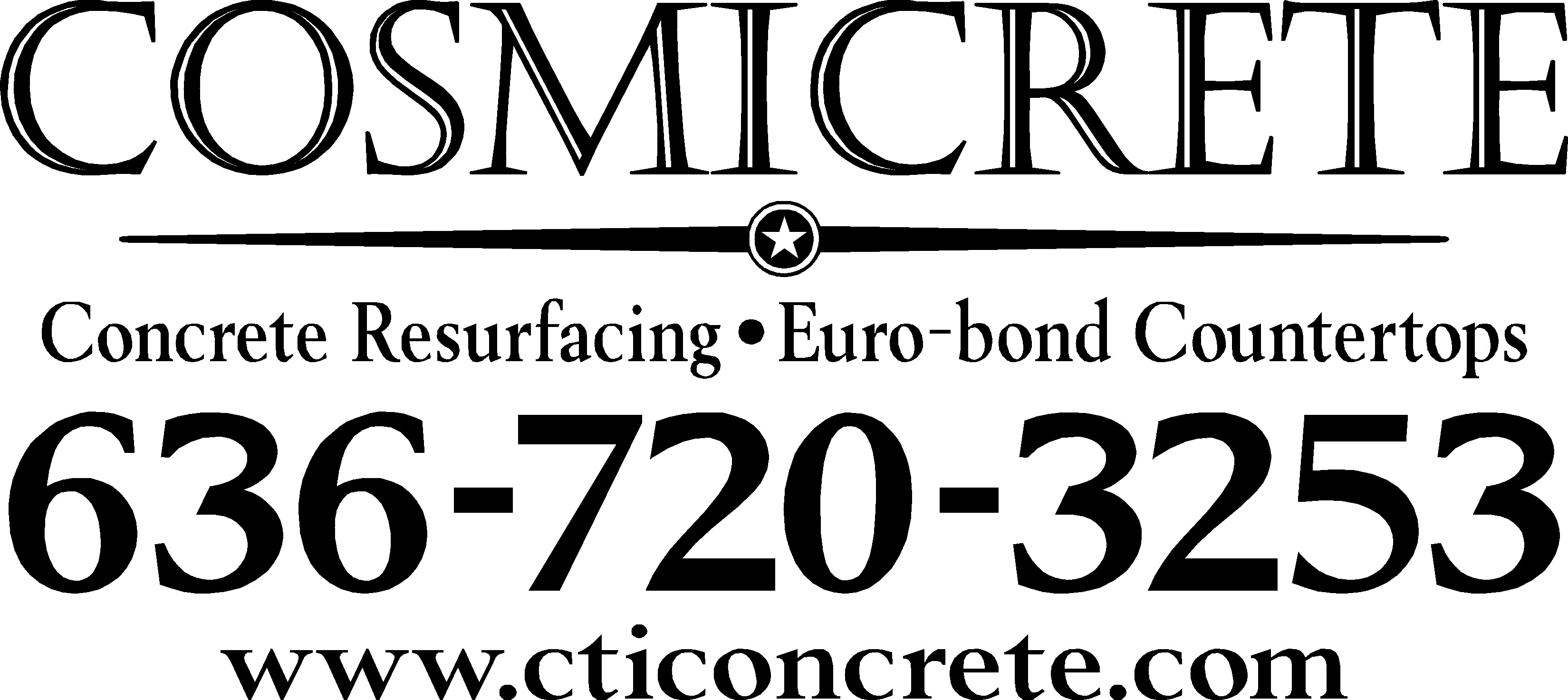 Cosmicrete Resurfacing logo