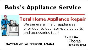 BOB'S APPLIANCE SVC logo