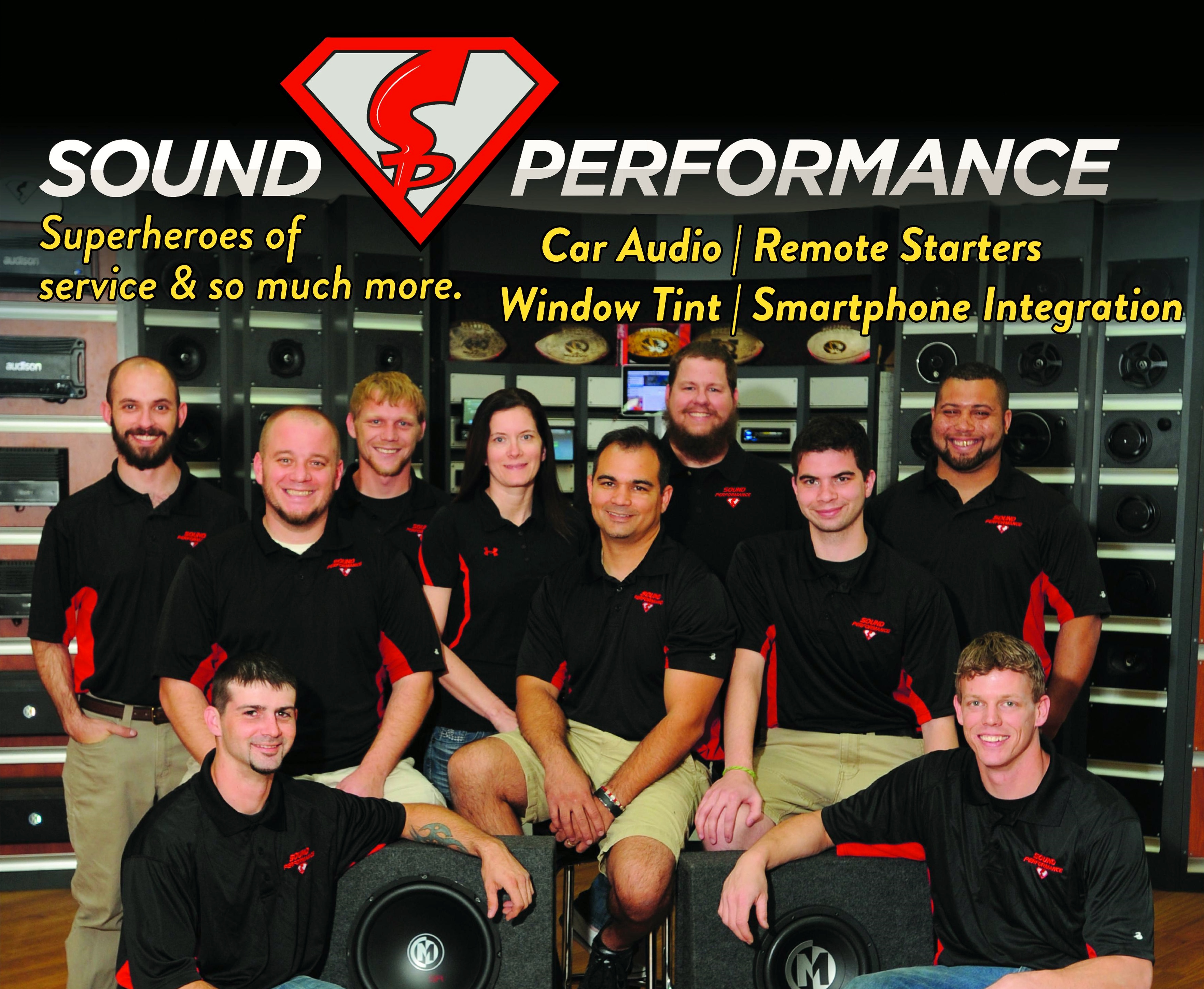 Sound Performance Inc.- Remote Start/ Window Tint/ logo