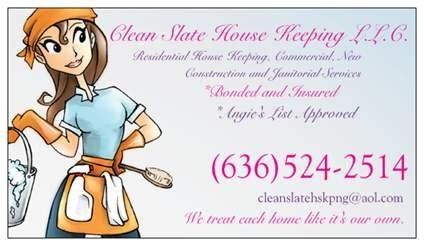 Clean Slate House Keeping L.L.C. logo