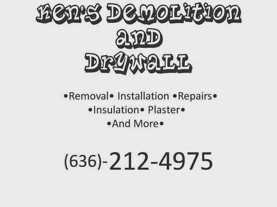Ken's Demolition and Drywall logo