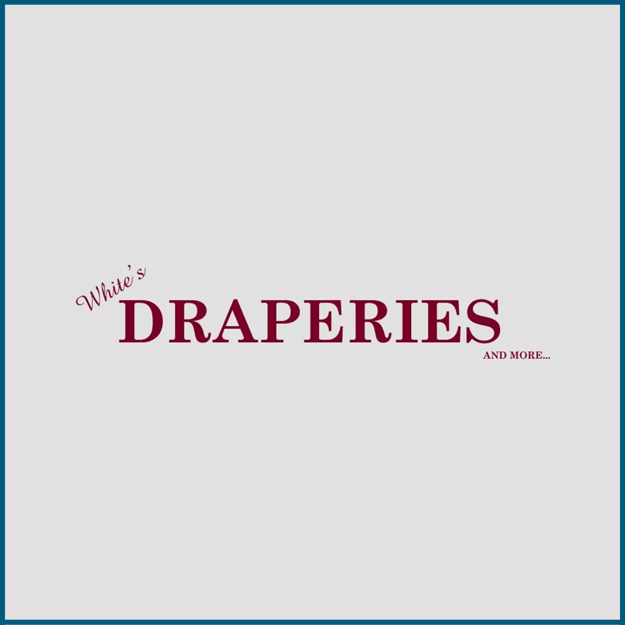 White's Draperies and More logo
