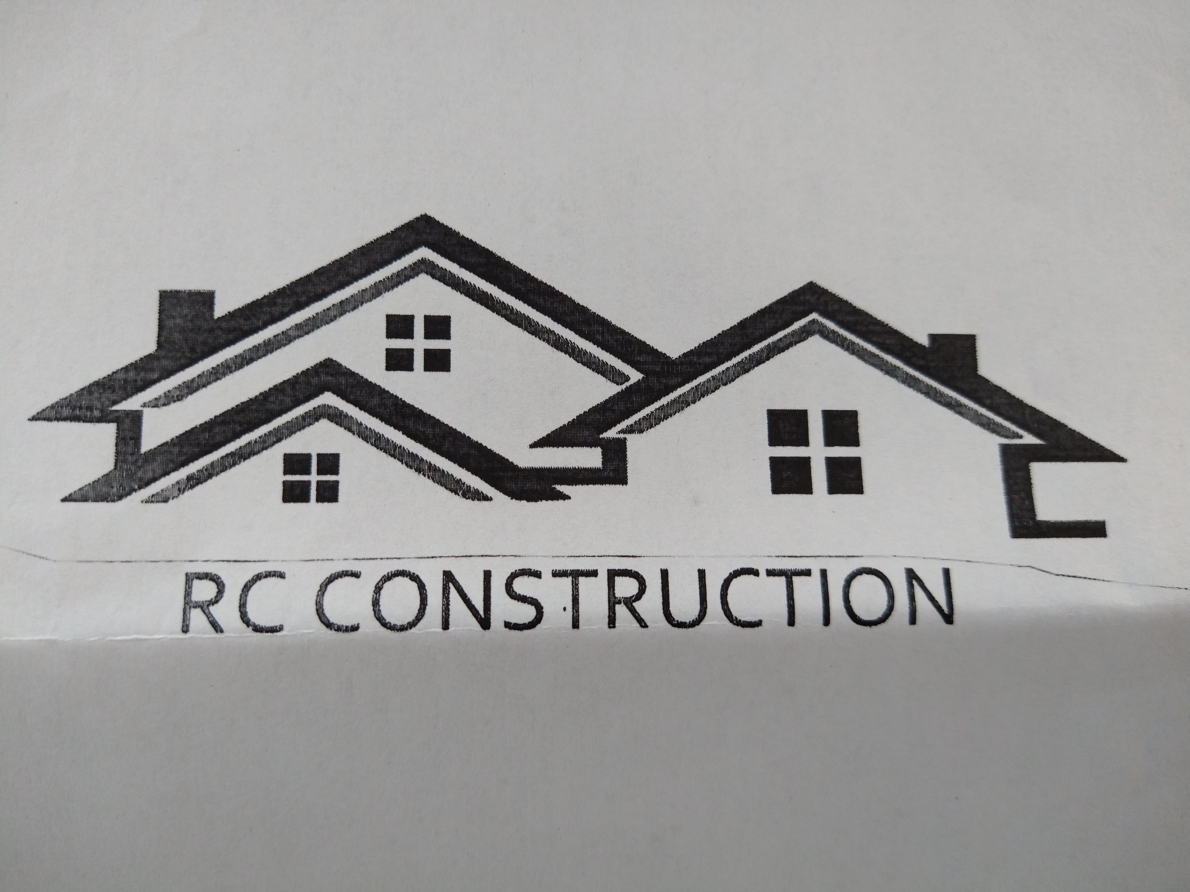 R C Construction logo