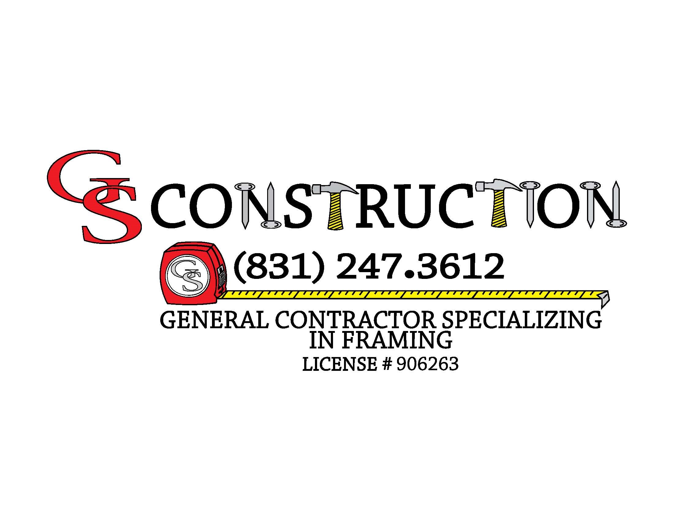 G S CONSTRUCTION logo