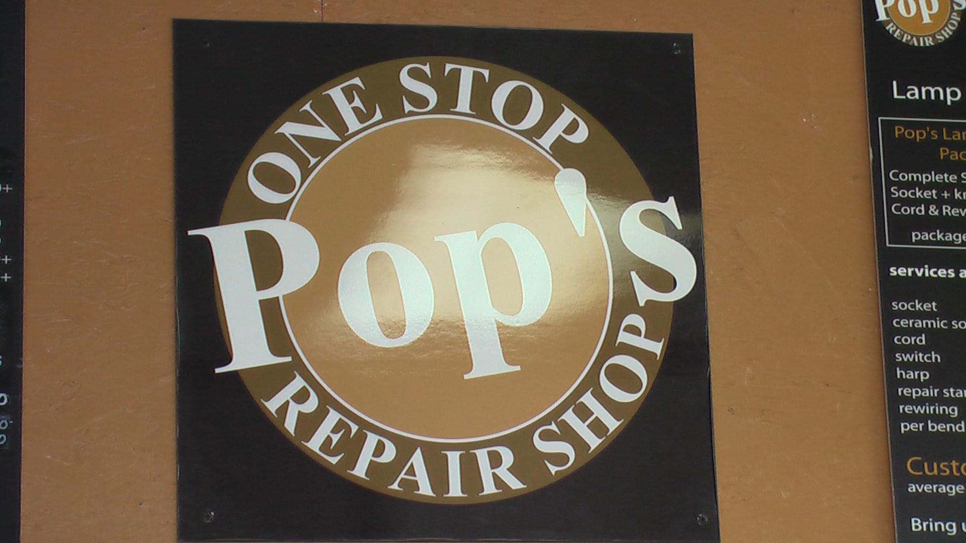 POPS ONE STOP REPAIR SHOP logo