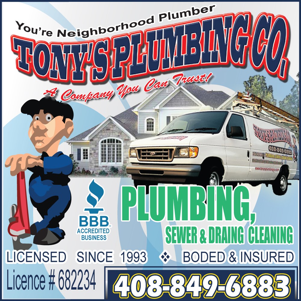 Tony's Plumbing Co. logo