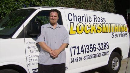 Charlie Ross Locksmithing Services logo