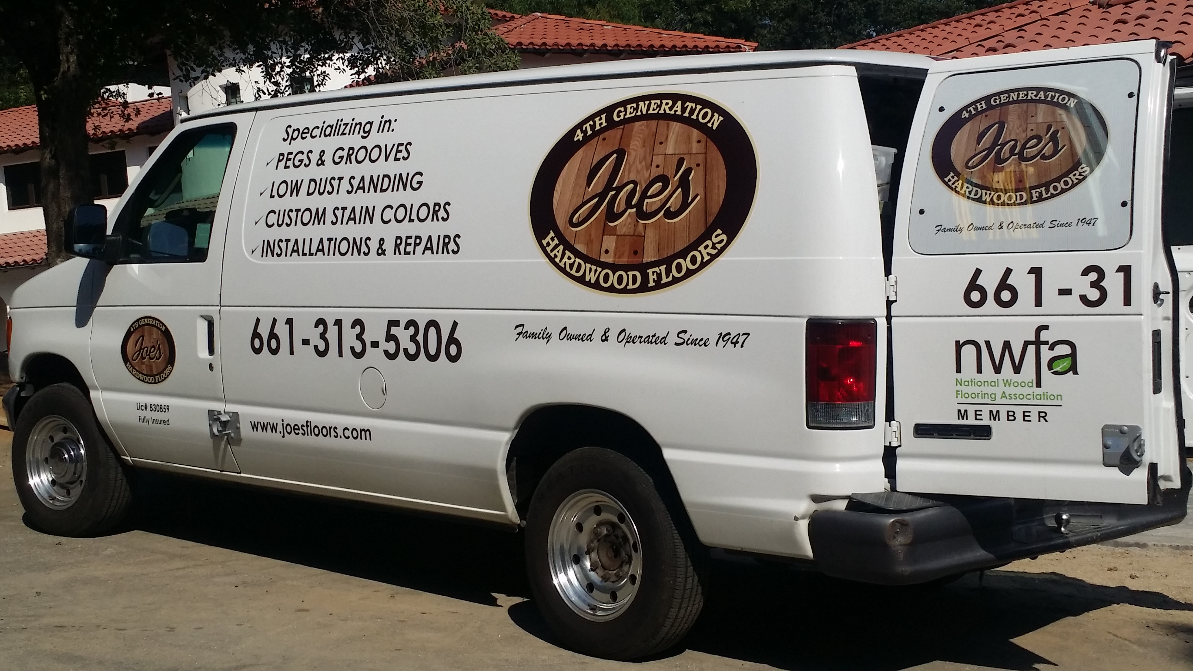 Joe's Hardwood Floors logo