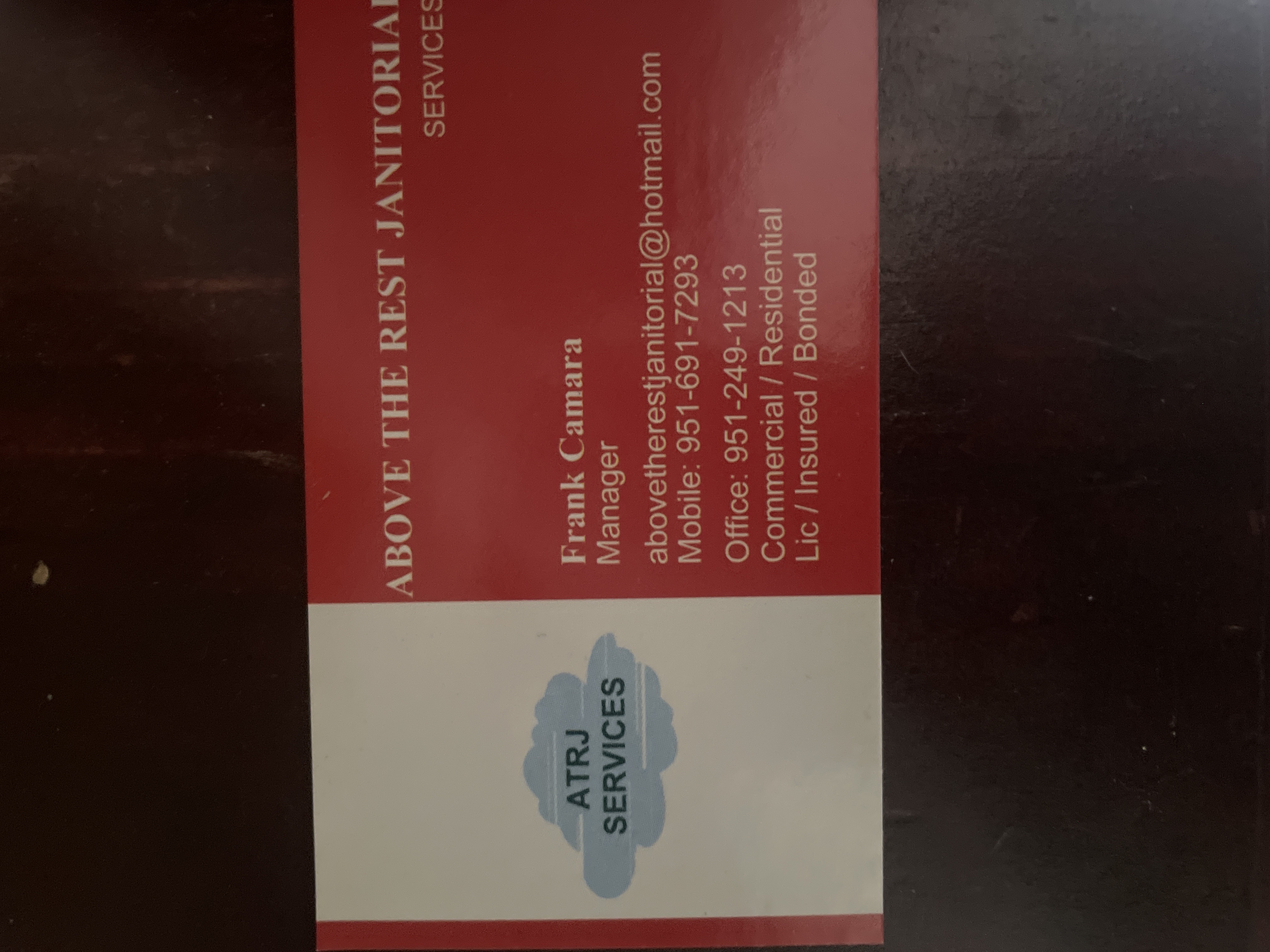Above The Rest Janitorial Services logo