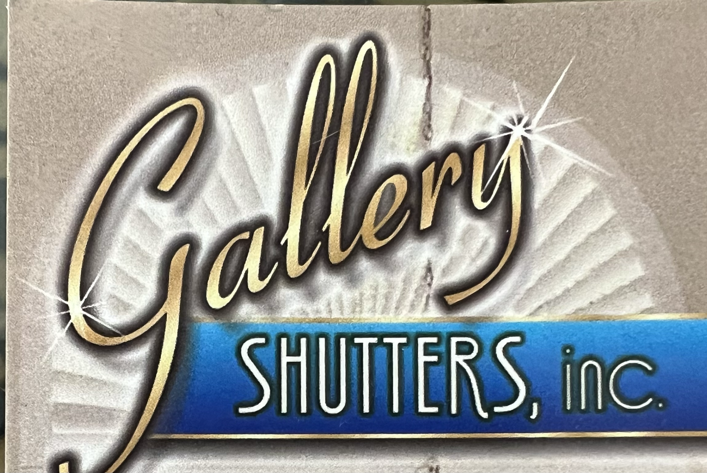 Gallery Shutters, Inc. logo
