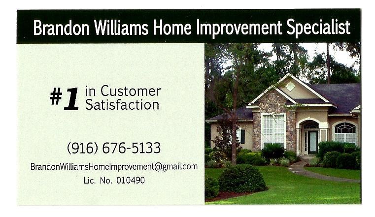 BRANDON WILLIAMS HOME IMPROVEMENT SPECIALISTS logo