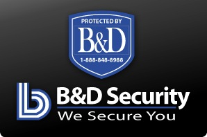 B&D Security logo