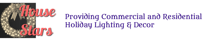 HOUSE STARS Holiday Lighting Installation logo