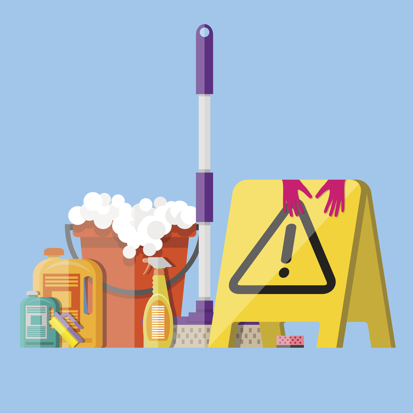 Anjalyne house cleaning logo