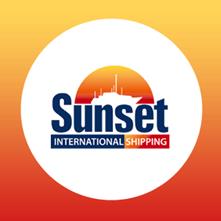 Logo for Sunset International Shipping