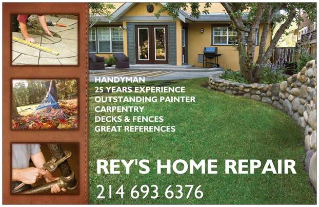 REY'S HOME REPAIR logo
