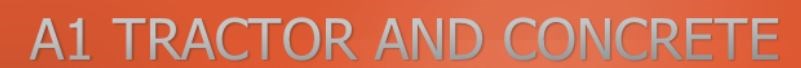 A-1 Tractor & Concrete logo