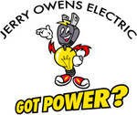 JERRY OWENS ELECTRIC logo