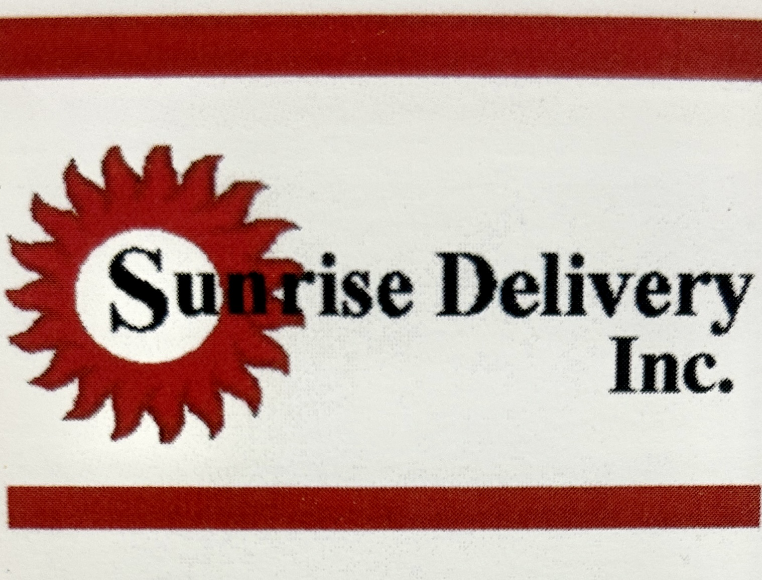 Logo for Sunrise Delivery Inc