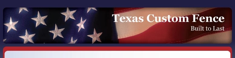 Texas Custom Fence logo