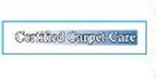 Certified Carpet Care logo