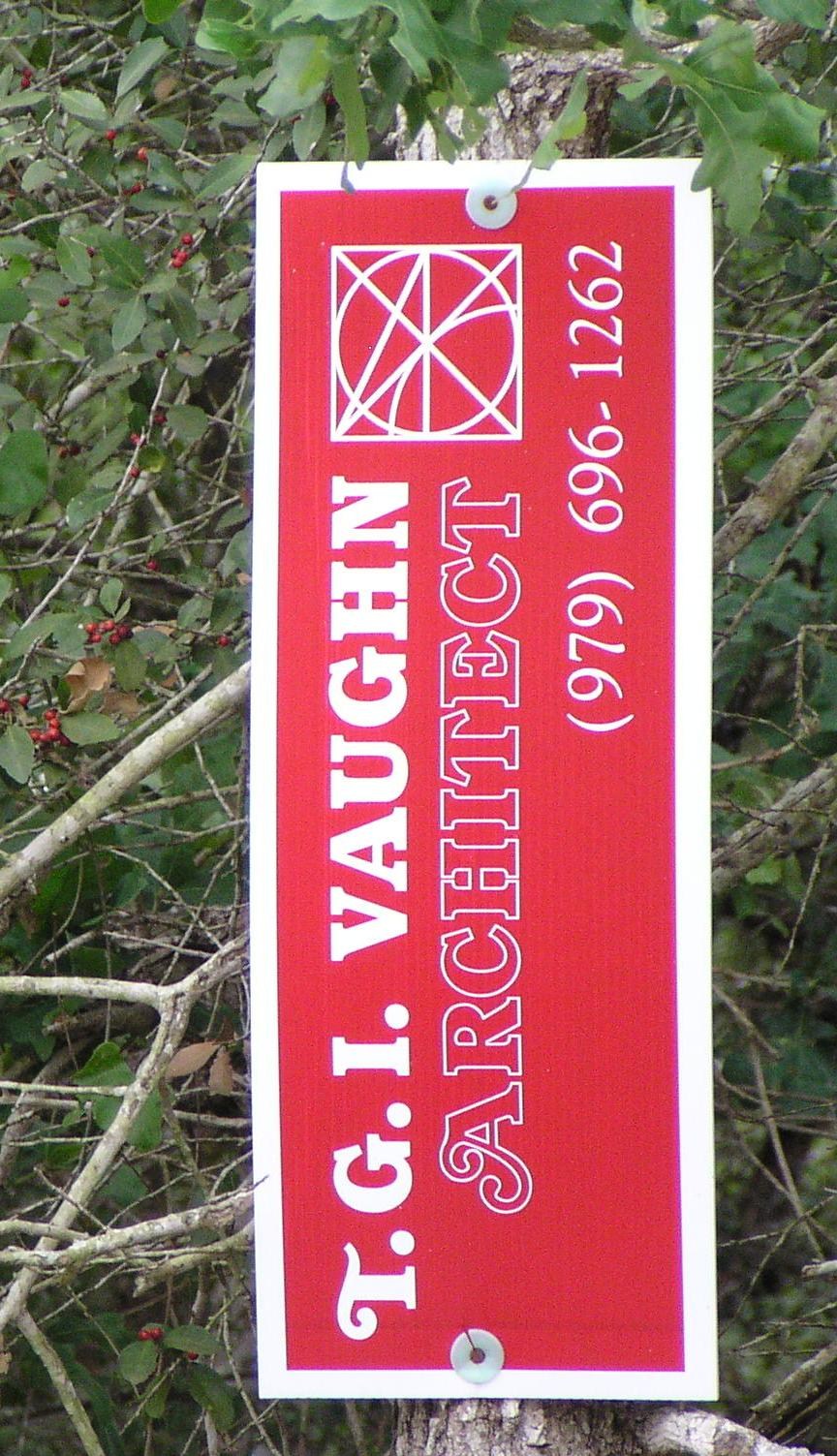 T.G.I. Vaughn, Architect logo