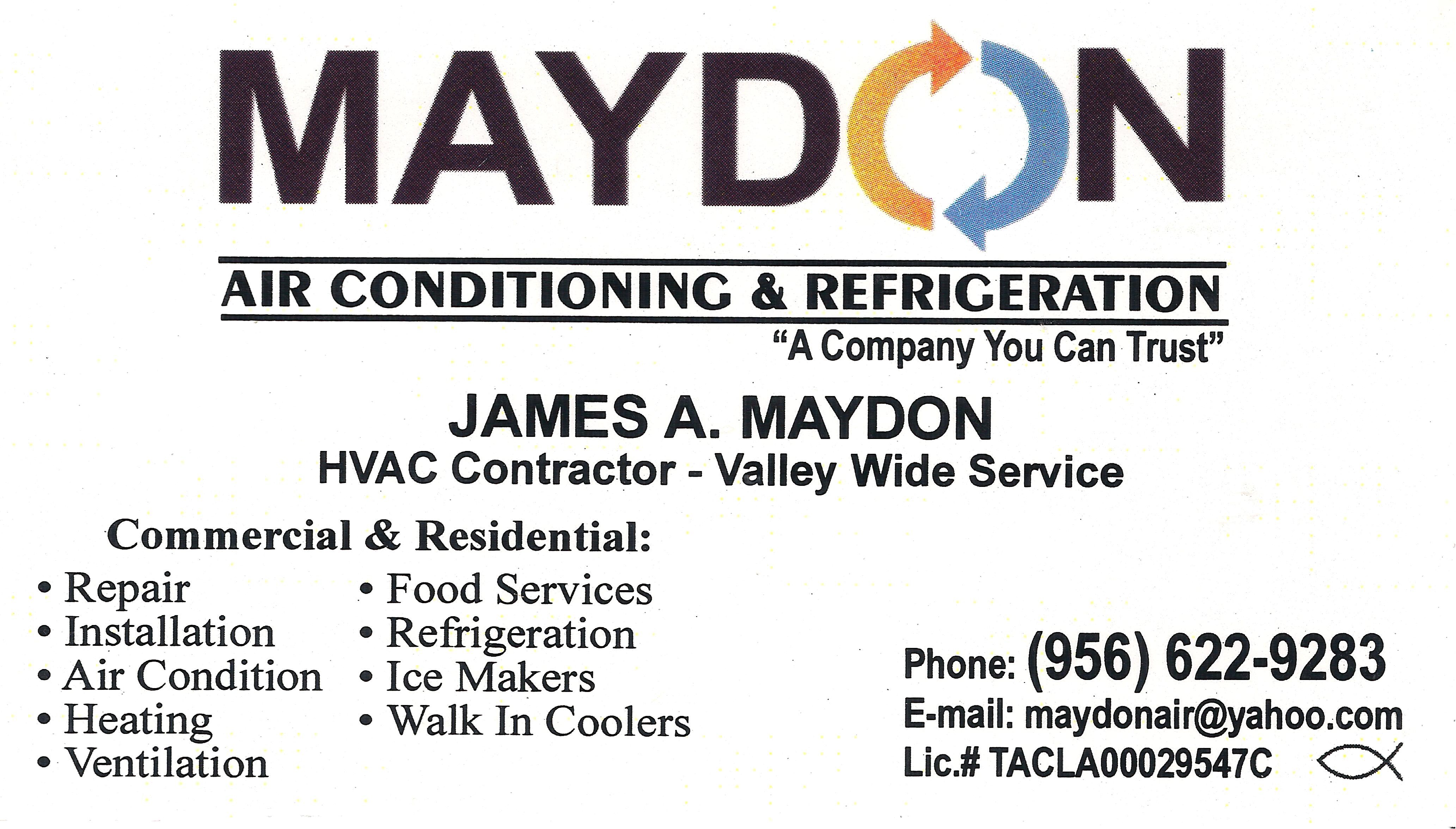 Maydon Air Conditioning & Refrigeration logo