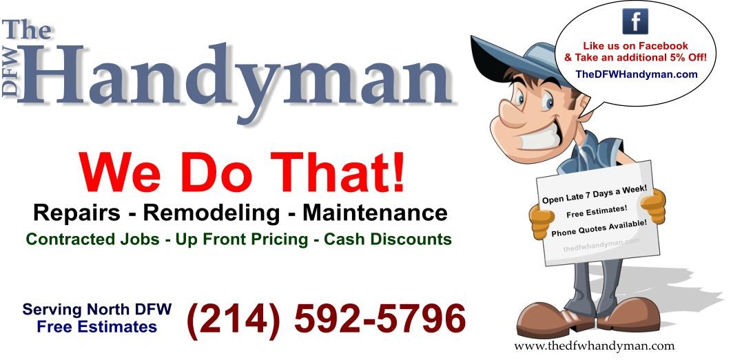 The DFW Handyman logo