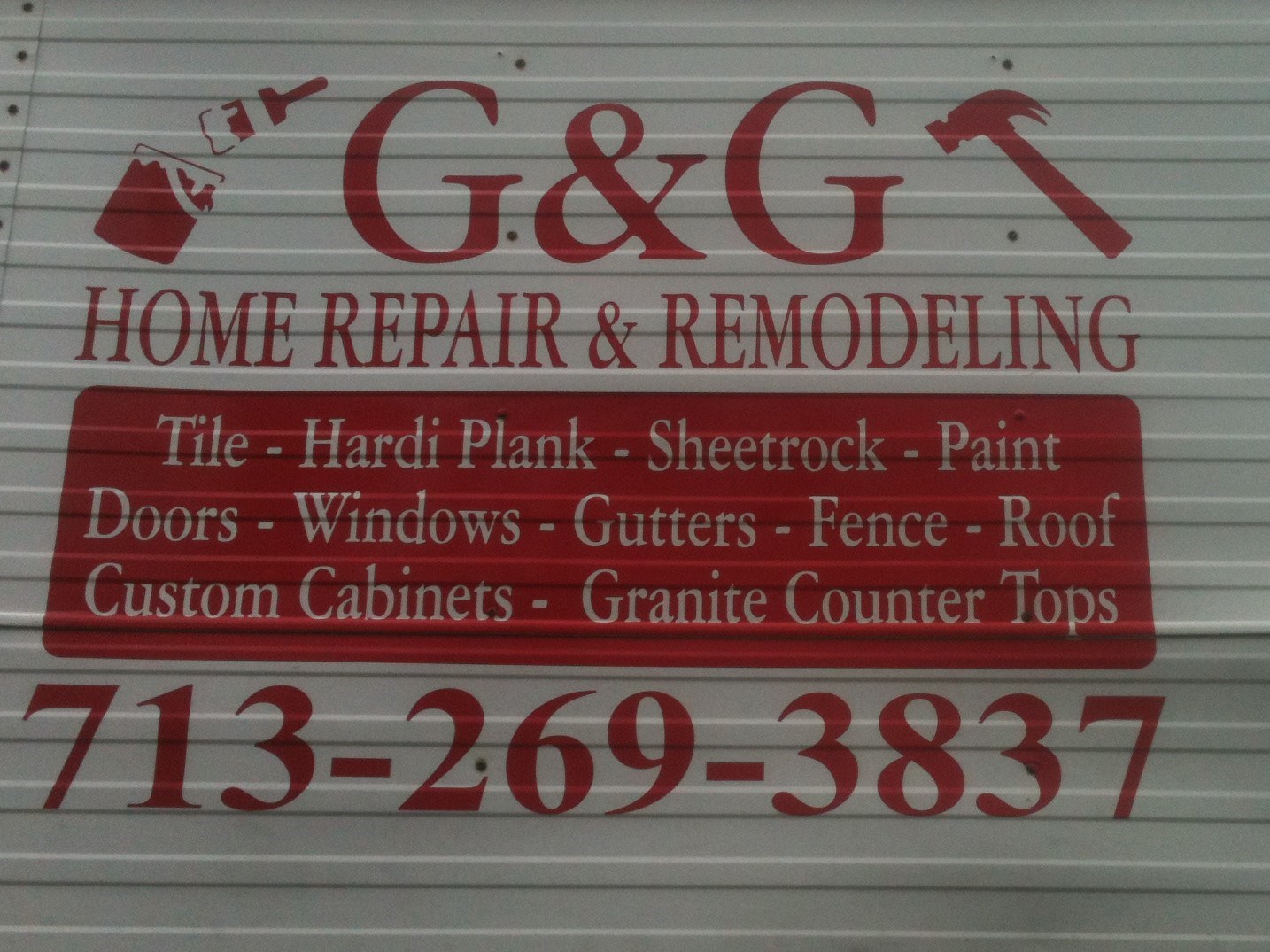 G & G Home Repair and Remodeling logo
