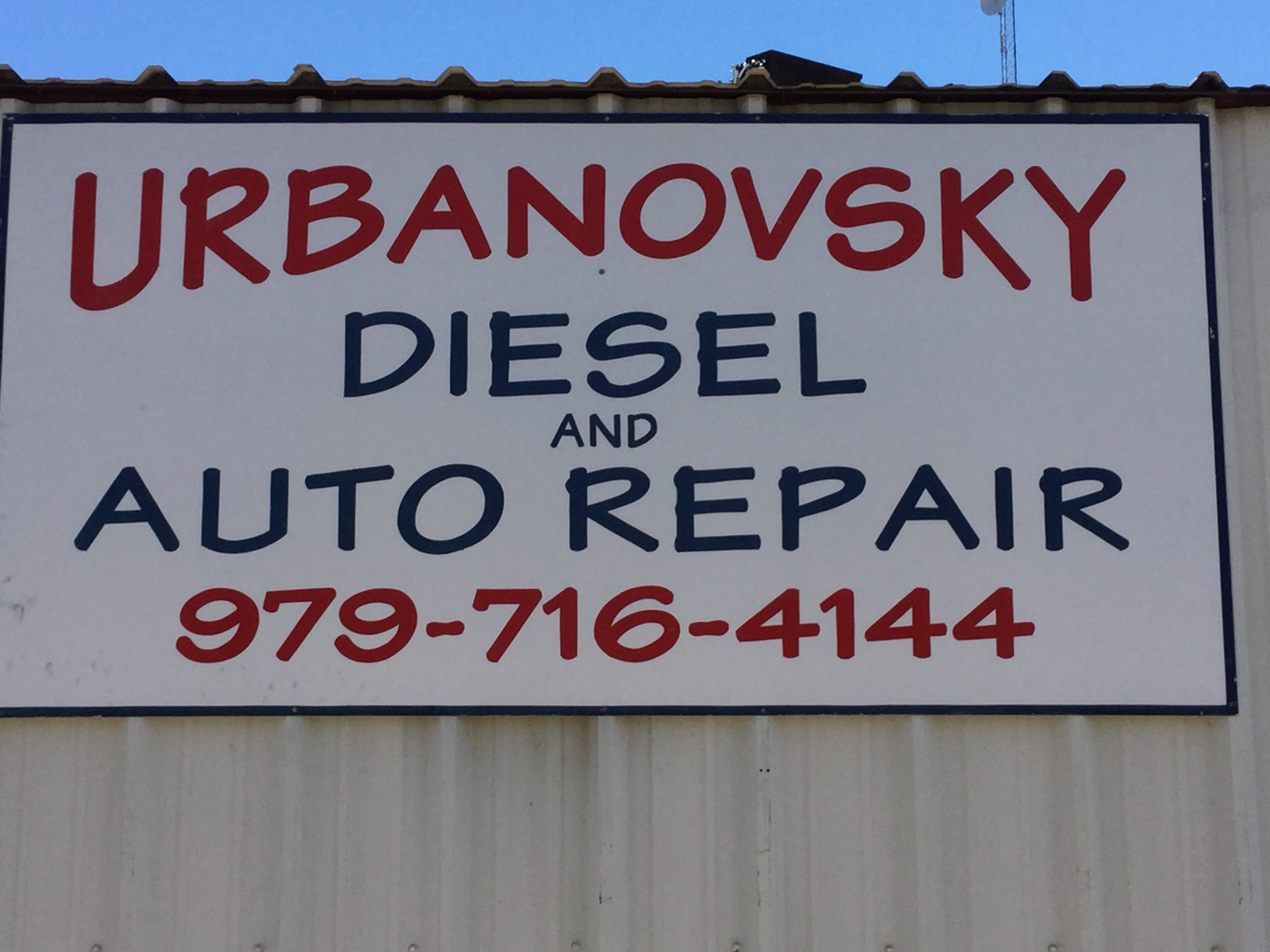 Urbanovsky Diesel And Auto Repair logo